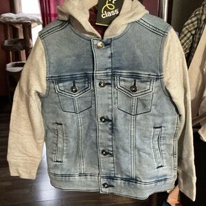 Art Class Blue and Gray Jean Jacket for Kids